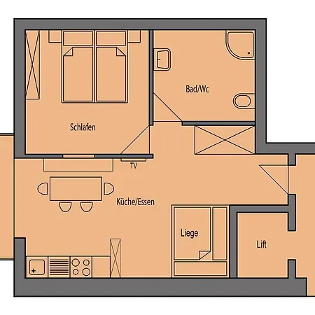 Kasperhof 1 - 5 Apartment *