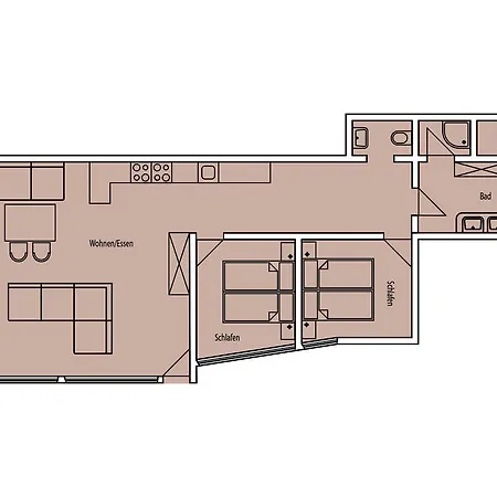 Kasperhof 1 - 5 Apartment